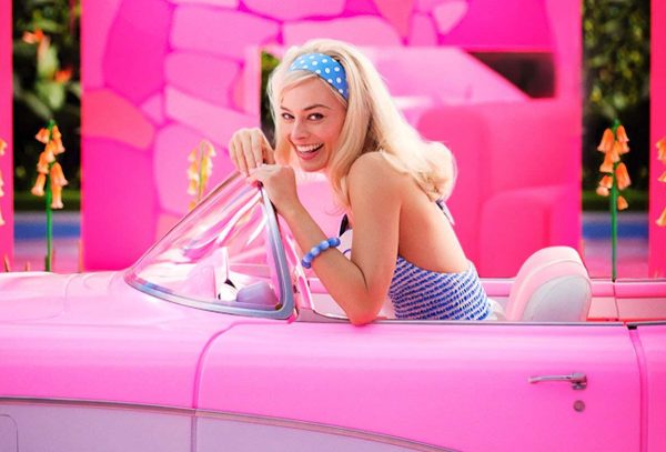 Margot Robbie as Stereotypical Barbie. 